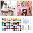 thumbnail image 3 of Premium Beginner Needle ing Supplies Wool Roving Work Tools ed 72 Colors, 3 of 8
