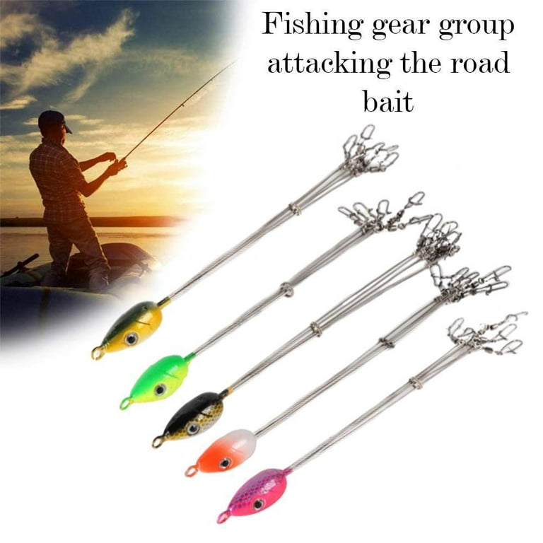 Beoccudo Alabama Rig Umbrella Rigs Kit for Stripers Bass Fishing 5 Arms a  Rig Fishing Lures Bait Rigs with Swimbaits-21PCS