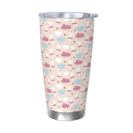 

Ocsxa Poodle In Ballet Skirts Dancing Pattern 20oz Travel Coffee Mug with Flip Lid Stainless Steel Insulated Insulated Coffee Mug Thermal Cup with Splash Proof Sliding Lid-Without Straw