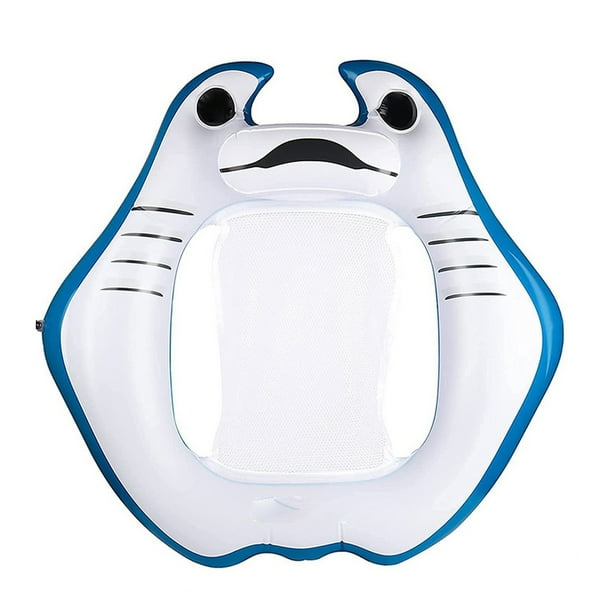 LSFYSZD Pool Lounger Float for Adults Teens Kids Shark Shape Mesh