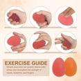 thumbnail image 4 of Uxcell Hand Exercise Ball, Squeeze Ball Stress Ball for Adults Grip Strengthening Occupational Equipment Purple/Pink/Orange, 4 of 7