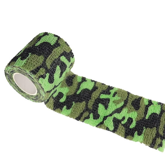 Adhesive Outdoor Military Stretch Camo Camouflage Tape Bandage Hunting Wrap