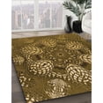 thumbnail image 3 of Ahgly Company Tapis d'Intérieur Lavable en Machine Carré Transitionnel Brun Cannelle, 3 Pieds Carré, 3 of 7