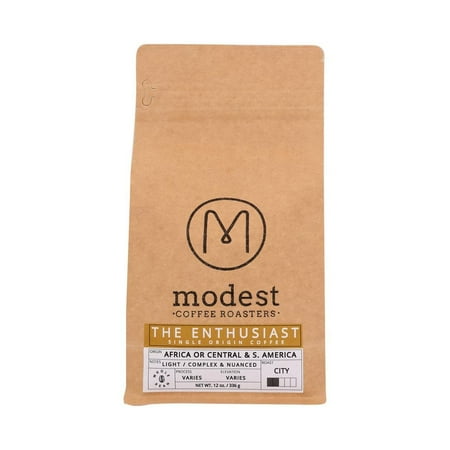 Modest Coffee Roasters Coffee Single Origin the Enthusiast - Pack of 6 - 12 oz
