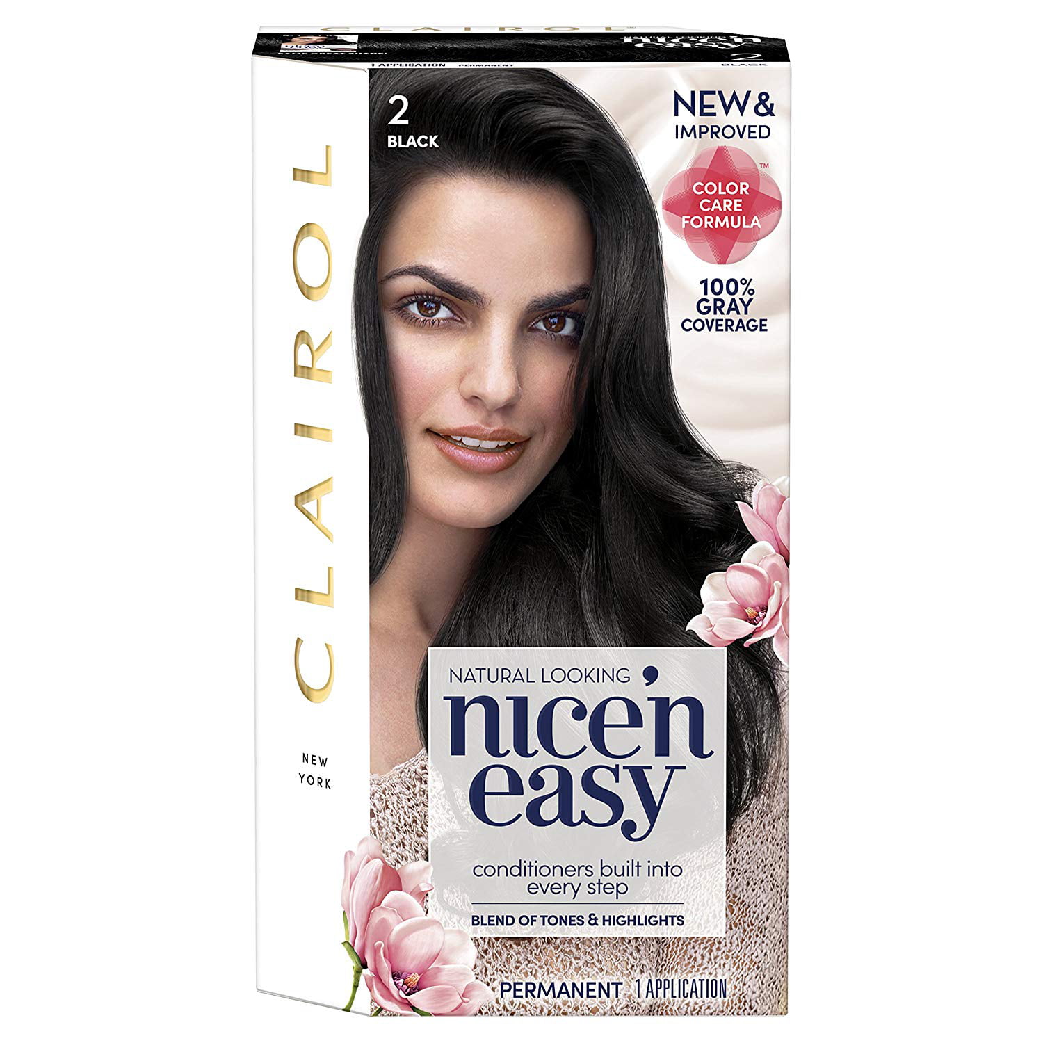5 Pack Clairol Nice and Easy Permanent Hair Color Black