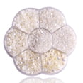thumbnail image 1 of 5645 Perlas de media luna para manualidades, perlas planas para accesorios de bricolaje, perlas para manualidades para artistas y personas creativas, 1 of 5