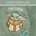thumbnail image 3 of Star Wars The Mandalorian Grogu Cozy Sherpa Cosplay Hoodie Newborn to Big Kid, 3 of 5