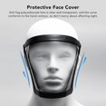 thumbnail image 4 of ZOUSSIQI 2 Pcs Ceinture Élastique de Sécurité Visage Transparent Réutilisable (Noir Blanc Adulte) CA919-12179, 4 of 9