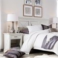 thumbnail image 4 of Homestyles Loge de Bord de Mer Bois Reine Tête de Lit en Blanc Cassé, 4 of 28