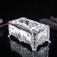 thumbnail image 2 of Functional tissue box Luxurious Castle-Tissue Box Elegant Tissue Holders Paper Holder Napkin-Holder Home Toilet Bath, 2 of 17