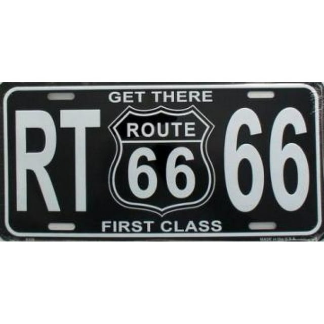 Aller à la Plaque d'Immatriculation de 1re Classe de la Route 66