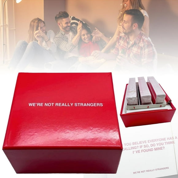 We're Not Really Strangers Card Game For Meaningful Conversations Family Gatherings Parties And