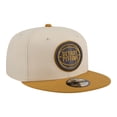 thumbnail image 3 of Men's New Era  Cream/Tan Detroit Pistons Two-Tone Color Pack 9FIFTY Snapback Hat, 3 of 5