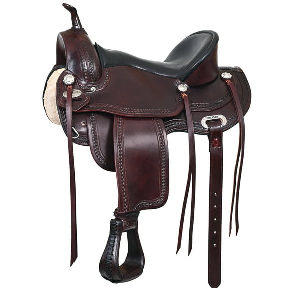 18" Western Horse Saddle American Leather Treeless Trail Pleasure Hilason