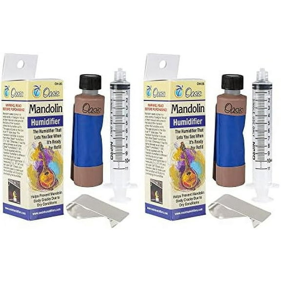 Oasis OH-26 Mandolin Humidifier (2 Pack Bundle)$$Music