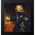 thumbnail image 2 of Rigaud, Hyacinthe 12x13 Black Modern Framed Museum Art Print Titled - Portrait of King Philip V of Spain, 2 of 5
