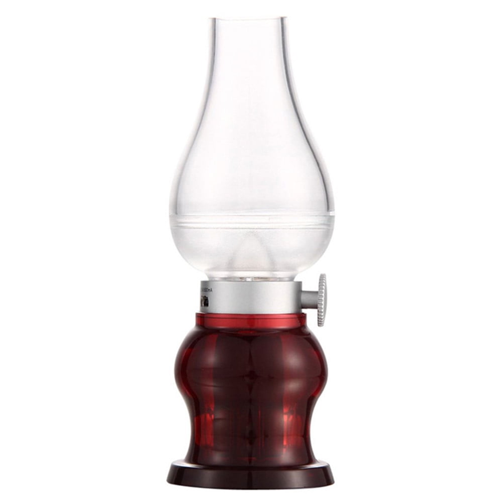 LED Retro Kerosene Lamp USB Rechargeable Night Light for Bedroom
