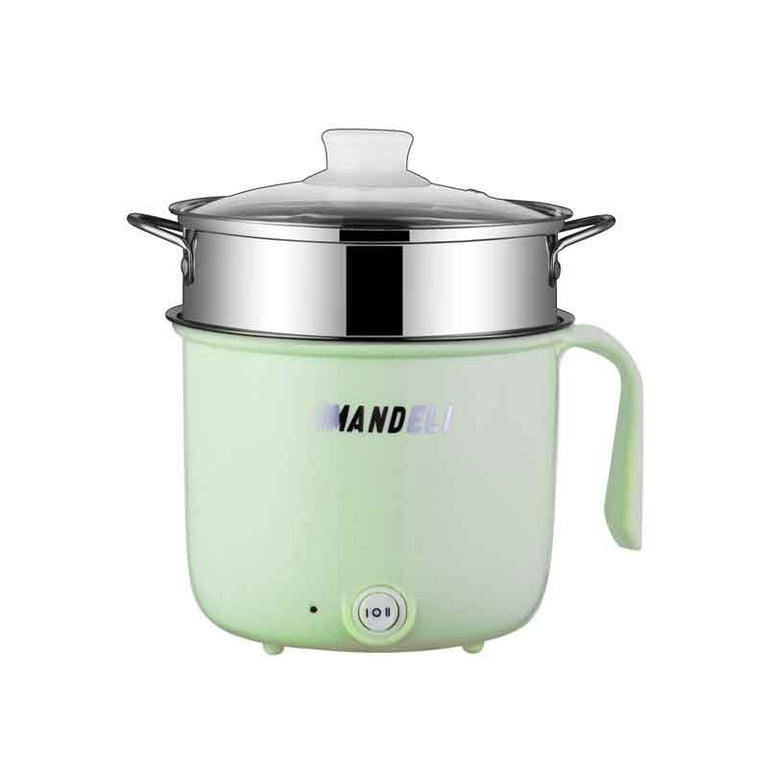 Mini Rice Cooker Small Portable Multi-function Electric Cooker Cooking  Integrated Mini Electric Pot Ceramic Glaze Liner Hot Pot