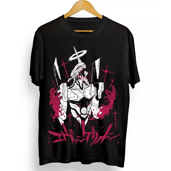 Anime Shirt Eva Unit 01 Japanese Black T-shirt All Size | eBay