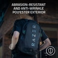 thumbnail image 2 of Razer Rogue v3 14"" Gaming Laptop Backpack: Travel Carry On Computer Bag - Tear and Water Resistant - Mesh Side Pocket - Fits 14 inch Notebook - Black, 2 of 5