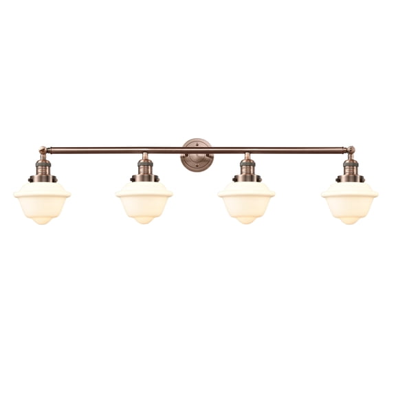 Innovations Lighting 215-AC-G531 Small Oxford 4 Light 46" Wide Bathroom Vanity Light -