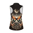 thumbnail image 2 of Whosucclay Butterfly Mushroom Women's Sleeveless Golf Shirts for Ladies, Relaxed Wrinkle Slim Stretchy Womens Golf Shirt for Hiking Daily Sports Athletic Tennis, 2 of 7