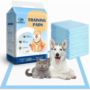 Puppy Pee Pads 22"x23"-100 Count Super Absorbent & Leak-Proof Quick-Drying Dog Pee Training Pads ,Disposable Pet Piddle and Potty Pads for Puppies Cats