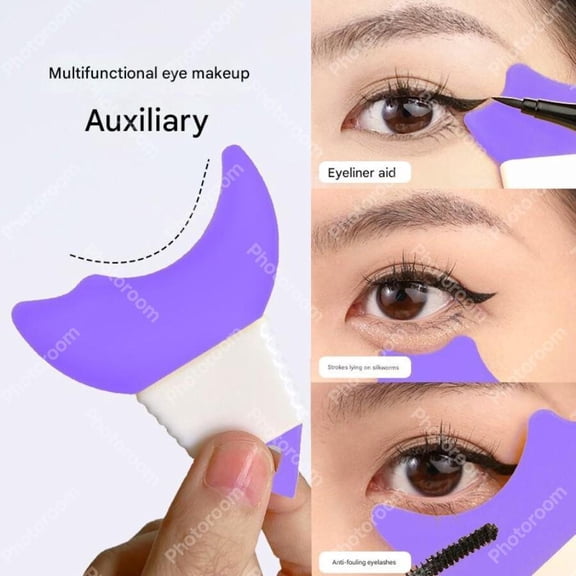 Crescent Silicone Eyeliner Guide Beginner Friendly Multi Use Beauty Tool