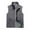 Gray, variant on jjayotai Mens Tops Clearance Men's Lightweight Windbreaker Vest Jacket Solid Color Stand Collar Multiple Pockets Outdoor Sports Photography Safari Fishing Hiking Leisure Vest Coat