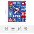 thumbnail image 2 of Baseball Blanket Gifts for Boys,Baseball Coach Gifts,Baseball Throw Soft Flannel Blanket for Men,Gifts for Boys Who Love Baseball Baseball Player Lover Gift 60x50 Inches, 2 of 6