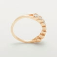 thumbnail image 4 of LBG British Made 10k Rose Gold Cubic Zirconia Womens Eternity Ring - 33 size options - Size 8, 4 of 7
