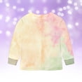 thumbnail image 5 of sdbrld Girls Adorable Casual Tie Dye Pattern Long Sleeved Pullover + Elastic Pants Fashion Outfit Sets,Sizes 4-5 Years, 5 of 9