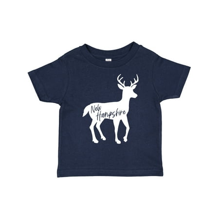 

Inktastic New Hampshire White Deer Silhouette Boys or Girls Toddler T-Shirt