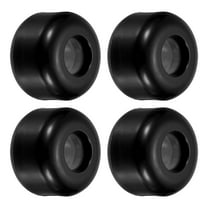 Uxcell 54mm Skateboard Wheel Street Wheels for Skateboards Cruiser Wheels 85A, Black 4 Pack