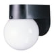 thumbnail image 1 of Farol de pared exterior Westinghouse 6680300 Black White Globe, 1 of 2