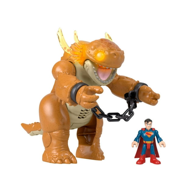 Figura de Acción Mattel Imaginext Superman y Kaiju