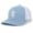 Columbia Blue/White, variant on Simple Pine Tree Nature Mens Embroidered Mesh Back Trucker Hat Baseball Cap, Black/Black