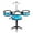 Blue 2Z6, variant on Staron Kids Drum Kit, 5-Piece Jazz Drum Set with Stool, Musical Instrument Toy for Toddlers and Beginner Boys Girls