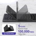 thumbnail image 6 of Bluetooth Wireless Keyboard and Mouse Set, tri-fold silent keyboard supporting multi-device switching between iOS/Android/Windows, suitable for business office and travel use - rechargeable, 6 of 7
