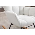 thumbnail image 3 of Newboti Furniture 050-Teddy Fabric Rocking Gilder Nursery Chair For Living Room Indoor,Ivory BN.7252, 3 of 16