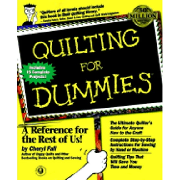 Pre-Owned Quilting for Dummies? (Paperback 9780764551185) by Cheryl Fall