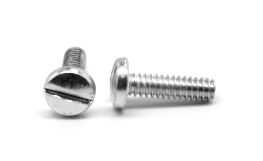 Fillister Head Stainless Steel Slotted Machine Screw 3-48 x 1.0" Length 50 Pcs 