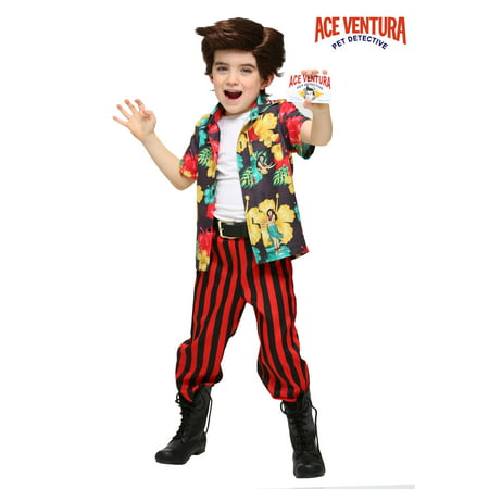 Ace Ventura Costume with Wig for Toddlers