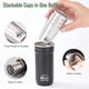 thumbnail image 4 of Juego de Vasos de Shot SELFLA de Acero Inoxidable para Viaje 75 mL x4 con Petaca, 4 of 7