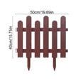 thumbnail image 3 of Plastic Garden Fence - Versatile Plant Bed Edging, Border, and Lawn Divider for Landscaping and Outdoor Decoration, 3 of 5