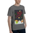 thumbnail image 2 of Bingfone Merry Christmas Elk Men'S Loose Fit Short-Sleeve Pocket T-Shirt, 2 of 7
