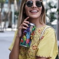 thumbnail image 6 of Tervis Triple Walled Dragonfly Mandala Insulated Tumbler Cup Keeps Drinks Cold & Hot, 20oz, Stainless Steel, 6 of 12