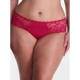 thumbnail image 2 of Joyspun Women's Microfiber and Lace Cheeky Panties, 3-pack, Sizes to 3XL, 2 of 8