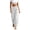 151#White, variant on Harem Pants for Women Cotton Linen Boho Palazzo Pants High Waisted Elastic Loose Lightweight Trousers White L
