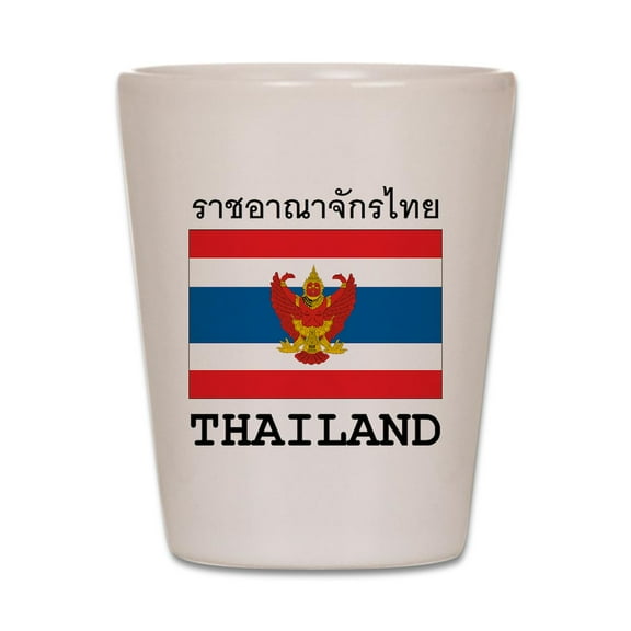 CafePress - Thailand - White Shot Glass, Unique and Funny Shot Glass